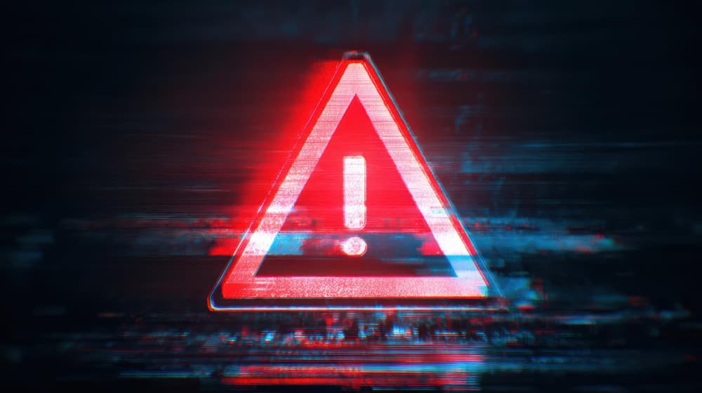 Digital risk alert warning